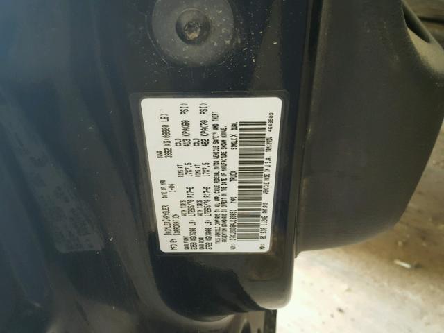 1D7KU28D84J189051 - 2004 DODGE RAM 2500 S BLACK photo 10