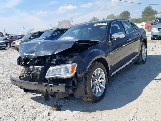 2C3CA5CG9BH594736 - 2011 CHRYSLER 300 LIMITE BLACK photo 2