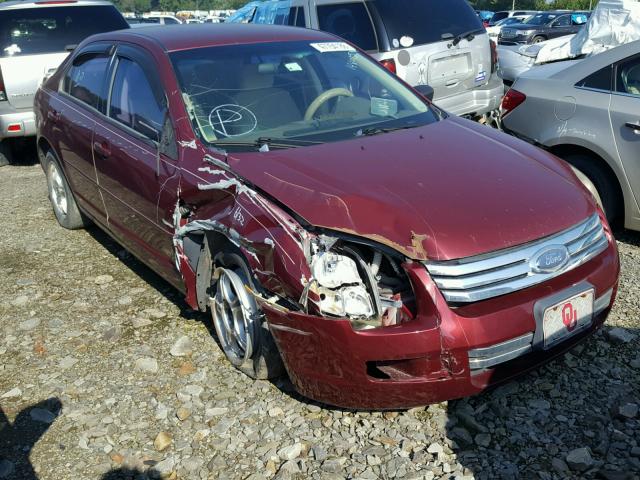 3FAFP06Z66R144095 - 2006 FORD FUSION S MAROON photo 1