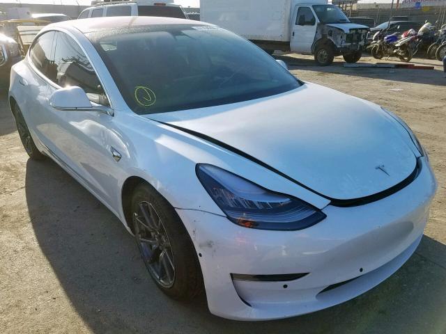 5YJ3E1EB7JF054705 - 2018 TESLA MODEL 3 WHITE photo 1