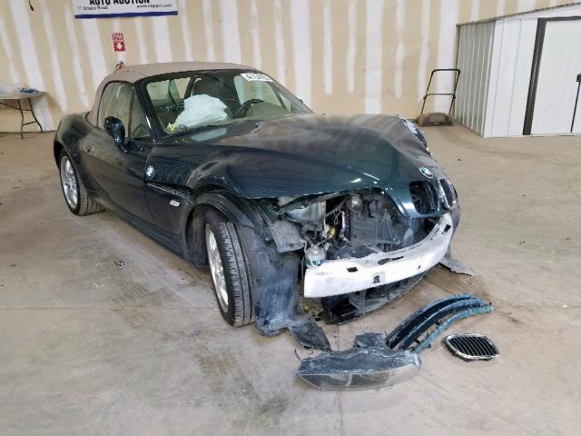 4USCH3345YLF43647 - 2000 BMW Z3 2.8 GREEN photo 1