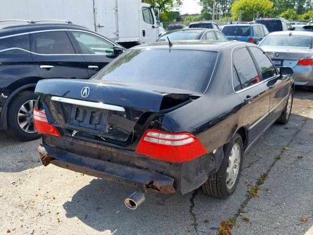 JH4KA96543C002607 - 2003 ACURA 3.5RL BLACK photo 4