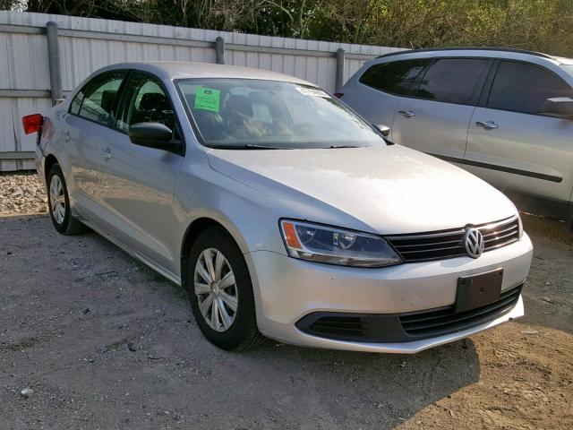 3VW1K7AJ7BM382202 - 2011 VOLKSWAGEN JETTA BASE 银色 照片 1