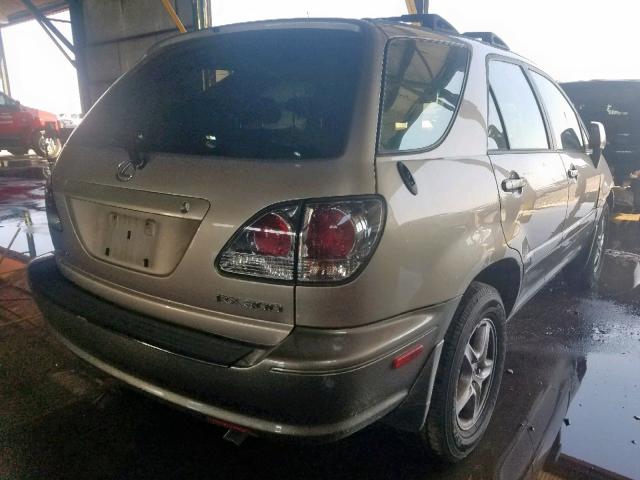 JTJGF10U620128104 - 2002 LEXUS RX 300 GOLD photo 4