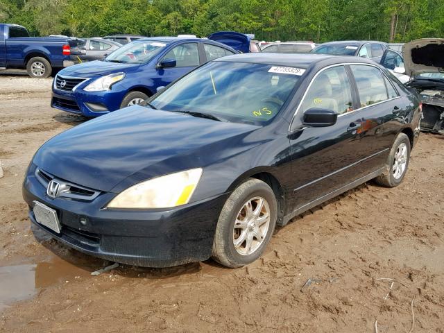 JHMCM56373C029299 - 2003 HONDA ACCORD LX BLACK photo 2