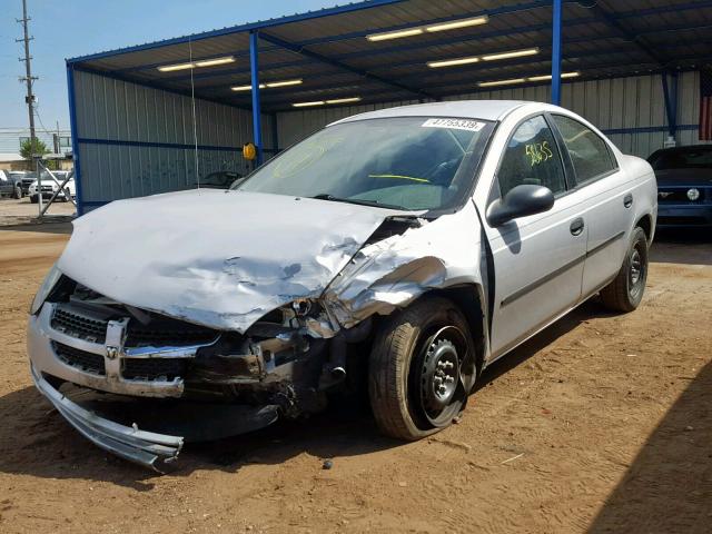 1B3ES26C53D107914 - 2003 DODGE NEON SE SILVER photo 2