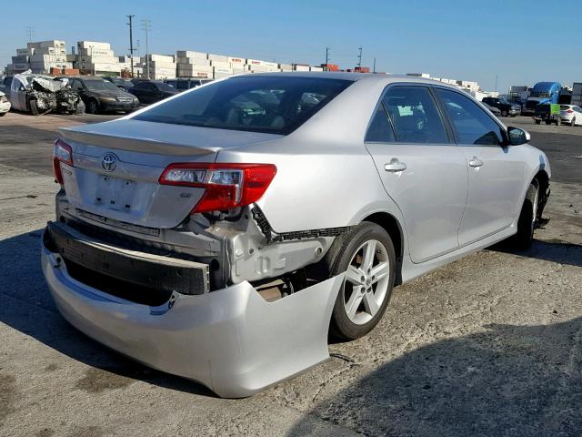 4T1BF1FK1CU068970 - 2012 TOYOTA CAMRY BASE SILVER photo 4