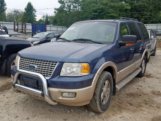 1FMFU18526LA11492 - 2006 FORD EXPEDITION BLUE photo 2