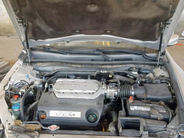 1HGCP3F87AA003661 - 2010 HONDA ACCORD EXL SILVER photo 7