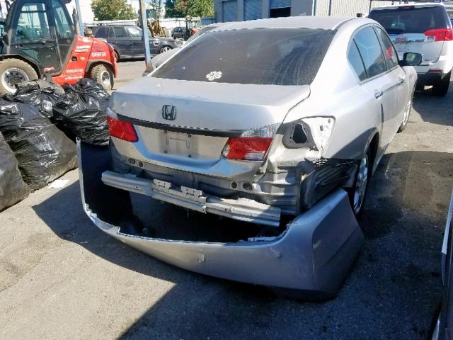 1HGCR2F34DA065564 - 2013 HONDA ACCORD LX GRAY photo 4