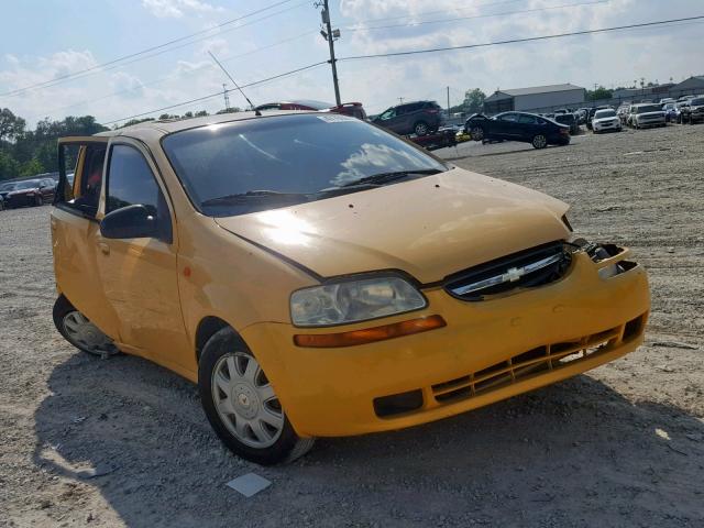 KL1TJ62614B253327 - 2004 CHEVROLET AVEO LS YELLOW photo 1