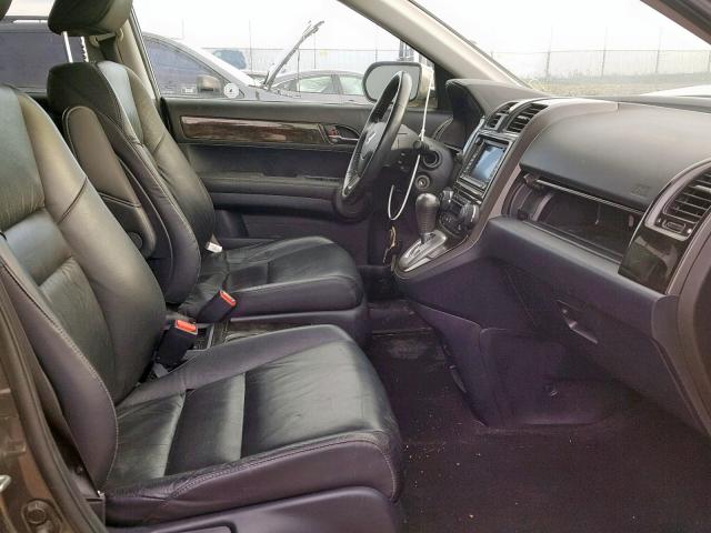 5J6RE4H72BL819024 - 2011 HONDA CR-V EXL GRAY photo 5