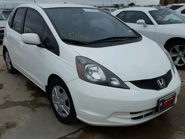 JHMGE8H36DC073633 - 2013 HONDA FIT WHITE photo 1