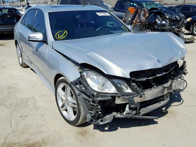 WDDHF5GB4BA476275 - 2011 MERCEDES-BENZ E 350 SILVER photo 1