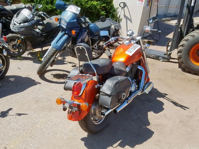 1HFSC43063A302030 - 2003 HONDA VT1100 C2 ORANGE photo 4