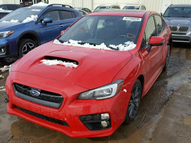 JF1VA1G60H9823463 - 2017 SUBARU WRX LIMITE RED photo 2