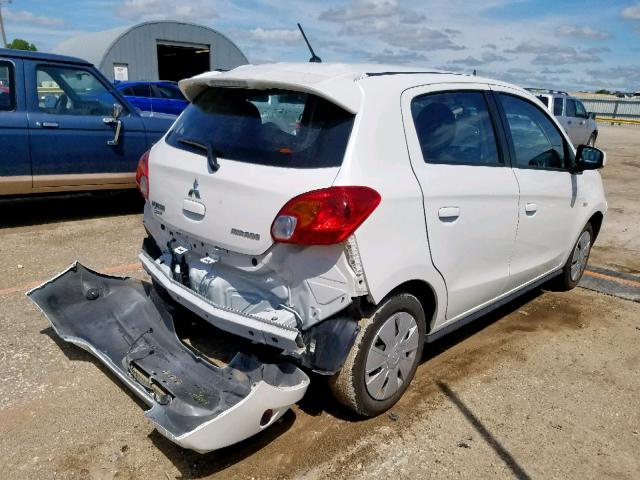 ML32A3HJXFH045142 - 2015 MITSUBISHI MIRAGE DE WHITE photo 4