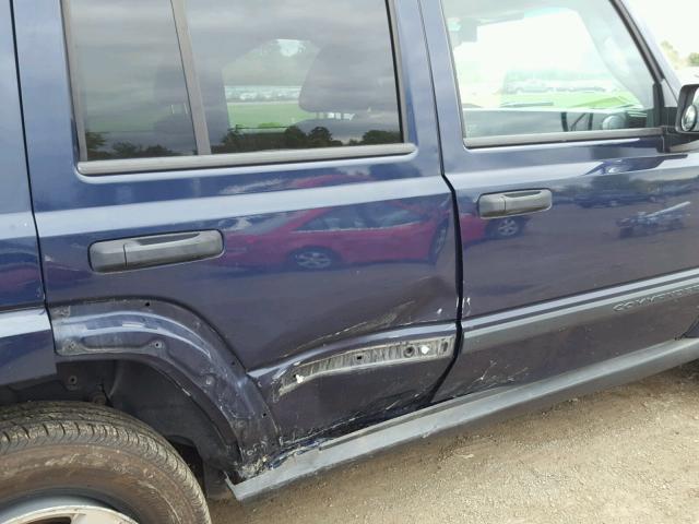 1J8HG48N06C244897 - 2006 JEEP COMMANDER Mavi foto 10