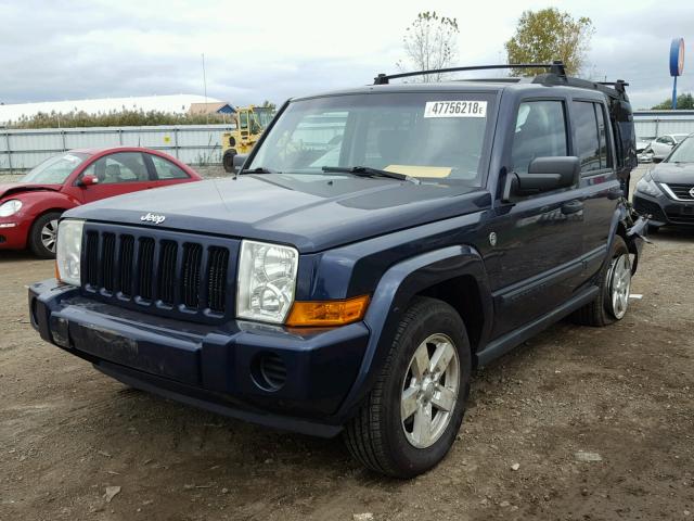 1J8HG48N06C244897 - 2006 JEEP COMMANDER Mavi foto 2