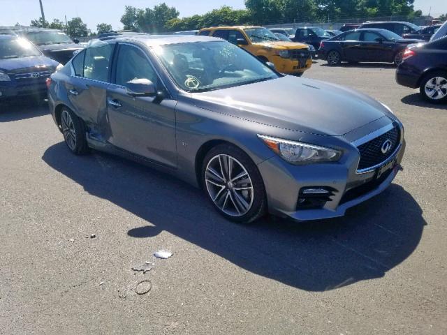 JN1BV7AR3FM413311 - 2015 INFINITI Q50 BASE GRAY photo 1