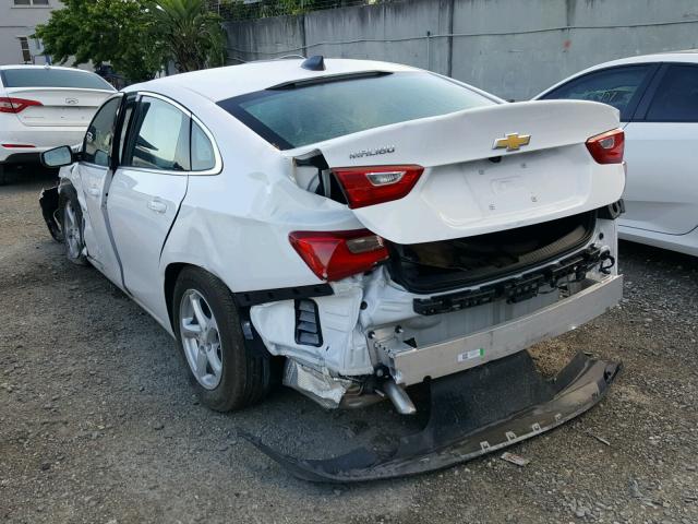 1G1ZB5ST7JF213301 - 2018 CHEVROLET MALIBU LS 白色 照片 3