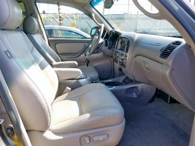 5TDBT48A45S250057 - 2005 TOYOTA SEQUOIA LI GRAY photo 5