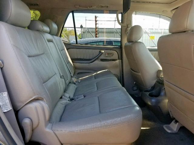 5TDBT48A45S250057 - 2005 TOYOTA SEQUOIA LI GRAY photo 6