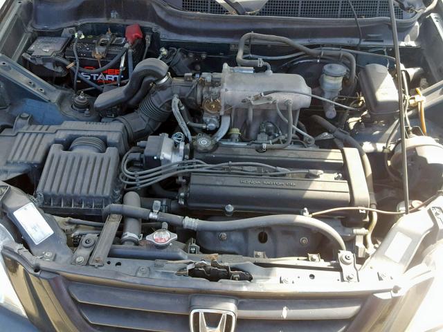 JHLRD1850VC027645 - 1997 HONDA CR-V LX GREEN photo 7