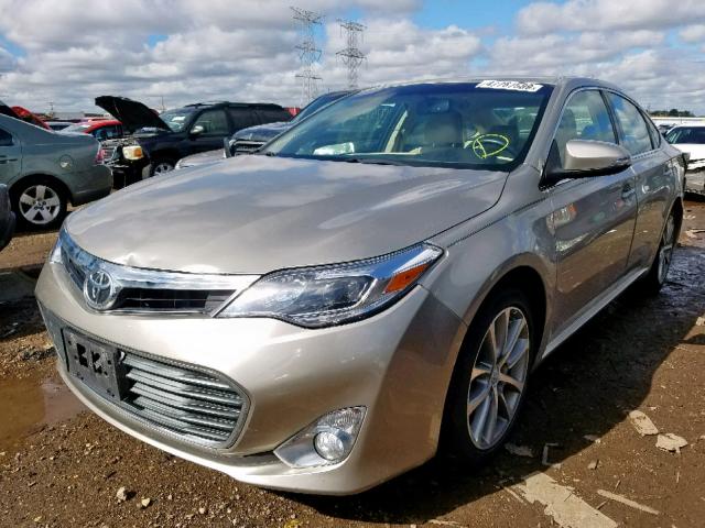 4T1BK1EB0FU188907 - 2015 TOYOTA AVALON XLE GOLD photo 2