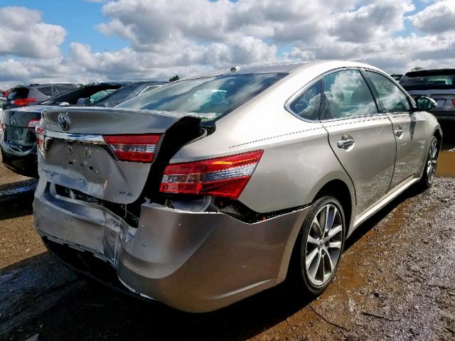 4T1BK1EB0FU188907 - 2015 TOYOTA AVALON XLE GOLD photo 4