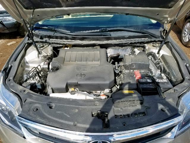 4T1BK1EB0FU188907 - 2015 TOYOTA AVALON XLE GOLD photo 7