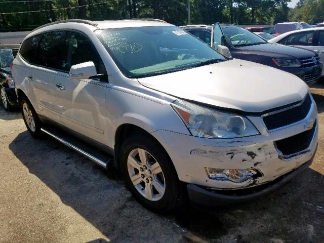 1GNKRGED3BJ120768 - 2011 CHEVROLET TRAVERSE L WHITE photo 1