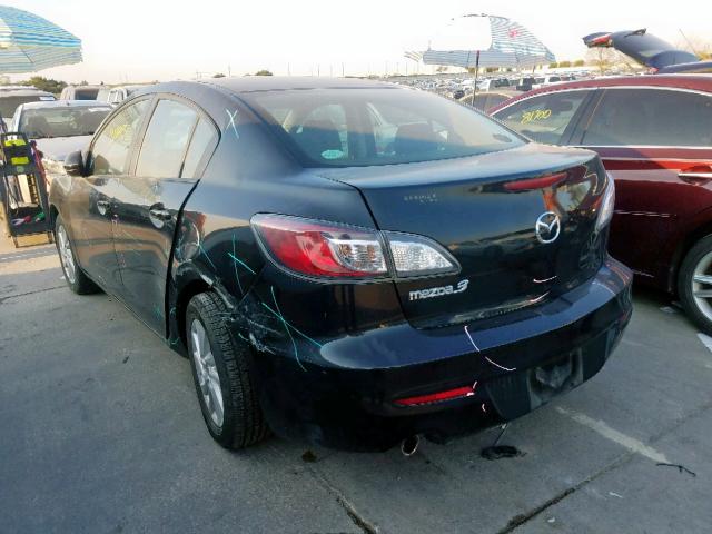 JM1BL1VF0C1516862 - 2012 MAZDA 3 I BLACK photo 3