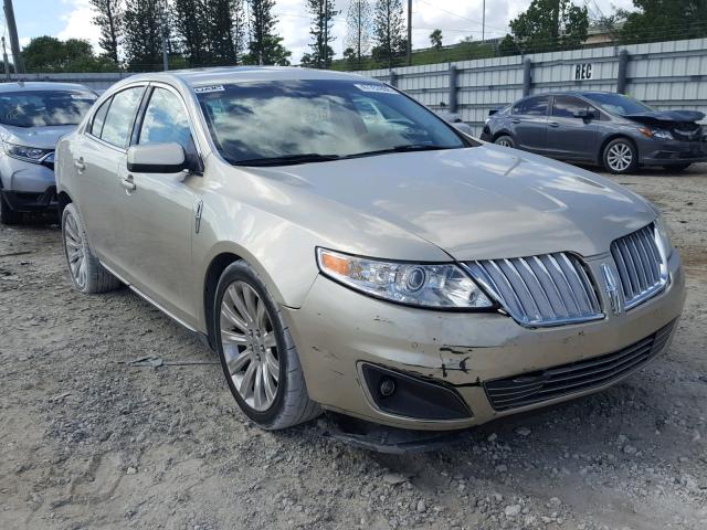 1LNHL9DR9BG603834 - 2011 LINCOLN MKS GOLD photo 1