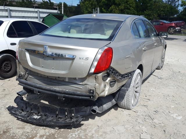 1LNHL9DR9BG603834 - 2011 LINCOLN MKS GOLD photo 4