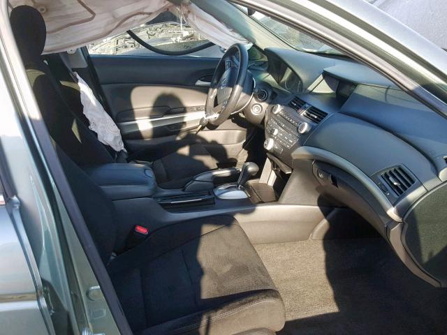 1HGCP26769A038429 - 2009 HONDA ACCORD EX GREEN photo 5