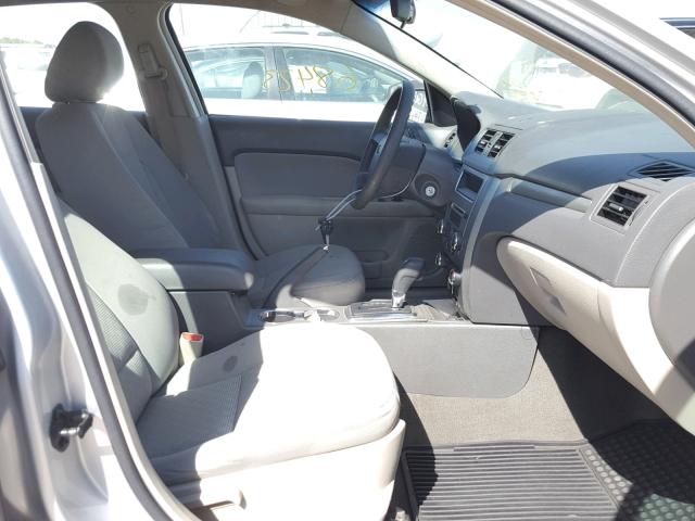 3FAHP0GA0CR130187 - 2012 FORD FUSION S SILVER photo 5