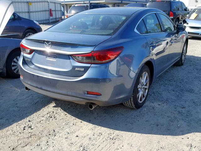 JM1GJ1U6XE1160419 - 2014 MAZDA 6 SPORT BLUE photo 4