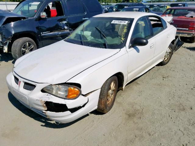 1G2NF52E54C188341 - 2004 PONTIAC GRAND AM S WHITE photo 2