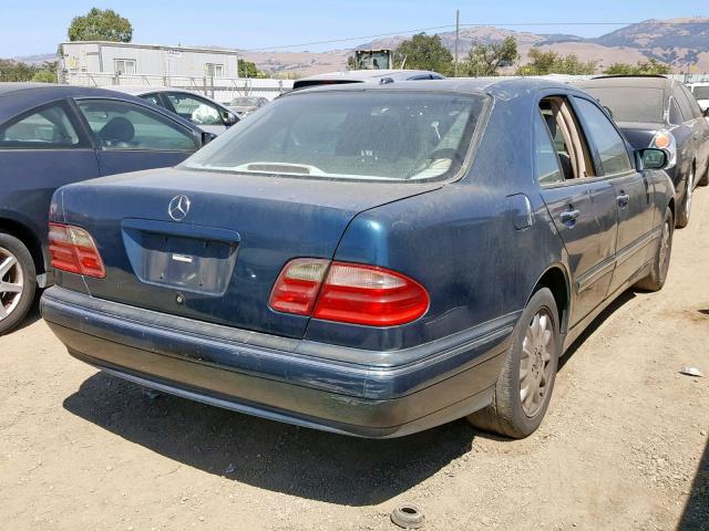 WDBJF65J7YB102692 - 2000 MERCEDES-BENZ E 320 BLUE photo 4