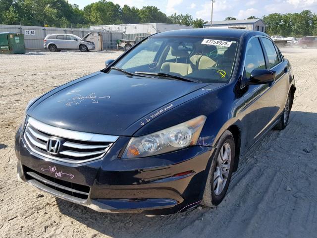 1HGCP2F49BA075437 - 2011 HONDA ACCORD LXP BLACK photo 2