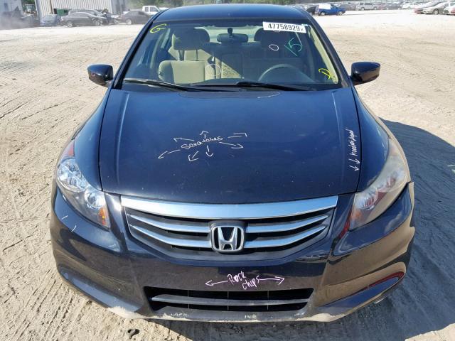 1HGCP2F49BA075437 - 2011 HONDA ACCORD LXP BLACK photo 9