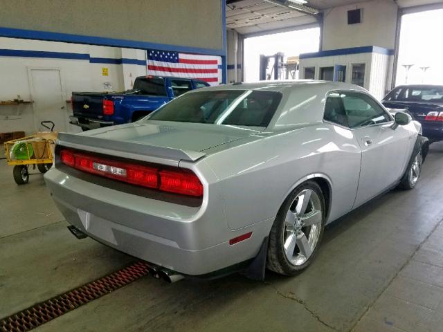 2B3LJ54T09H510306 - 2009 DODGE CHALLENGER SILVER photo 4