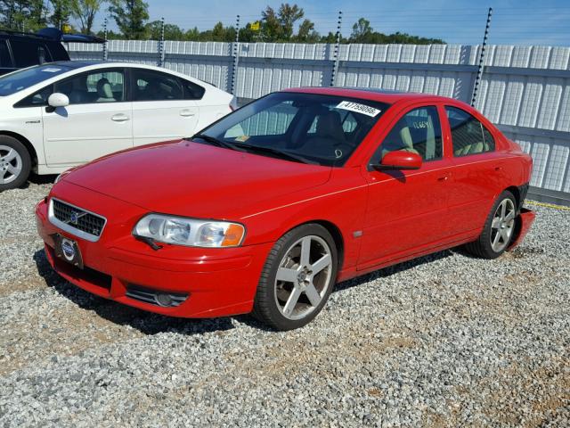 YV1RH527162507522 - 2006 VOLVO S60 R RED photo 2