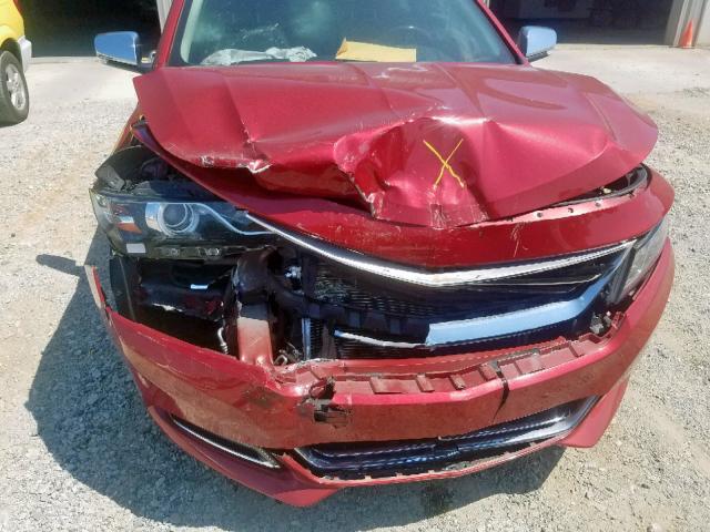 1G1155S39EU145640 - 2014 CHEVROLET IMPALA LTZ RED photo 9