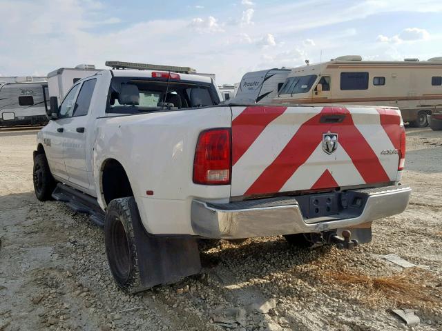 3C63RRGLXEG154037 - 2014 RAM 3500 ST WHITE photo 3