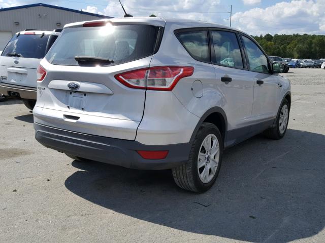 1FMCU0F77EUC98063 - 2014 FORD ESCAPE S SILVER photo 4