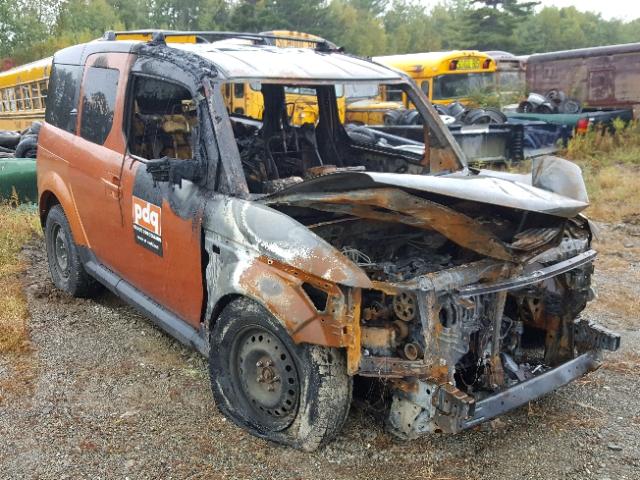 5J6YH28798L008451 - 2008 HONDA ELEMENT EX ORANGE photo 1