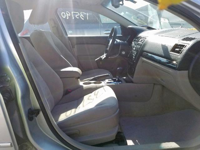 3FAHP08139R107980 - 2009 FORD FUSION SEL SILVER photo 5