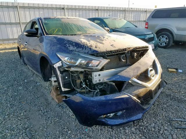 1N4AA6AP5JC383052 - 2018 NISSAN MAXIMA 3.5 BLUE photo 1